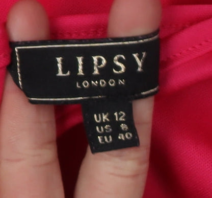 Lipsy Women's Pink Camisole Top Size 12