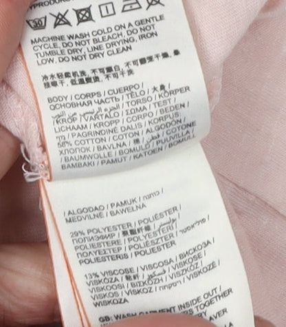 Womens UK Size 8 Superdry Pink  Tank
