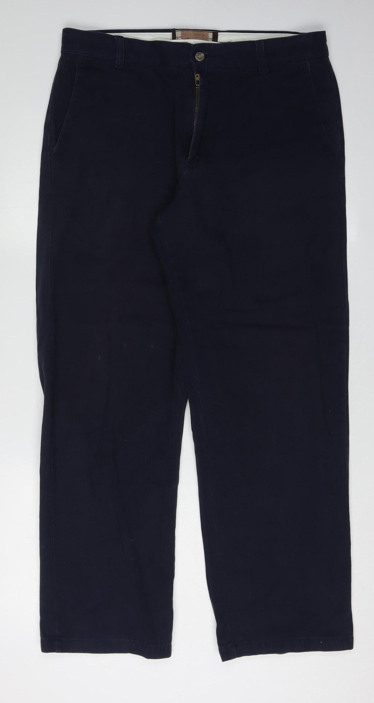 Steve & Barry's Men's Black Chino Trousers, Size 35, Cotton