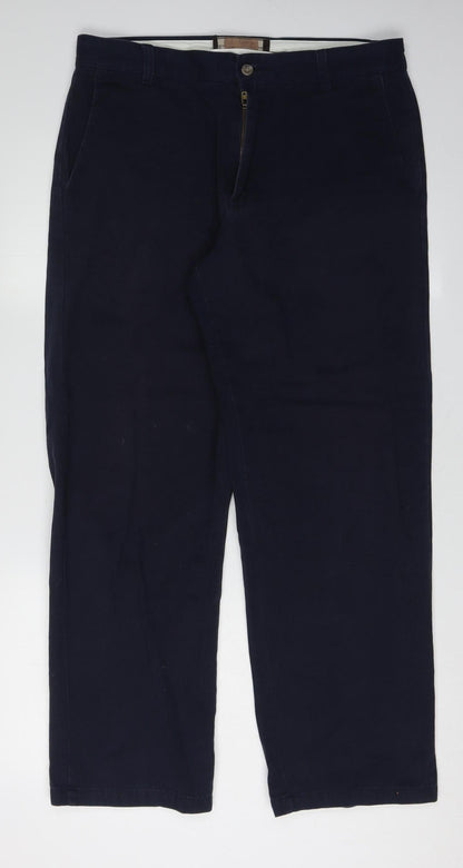 Steve & Barry's Men's Black Chino Trousers, Size 35, Cotton