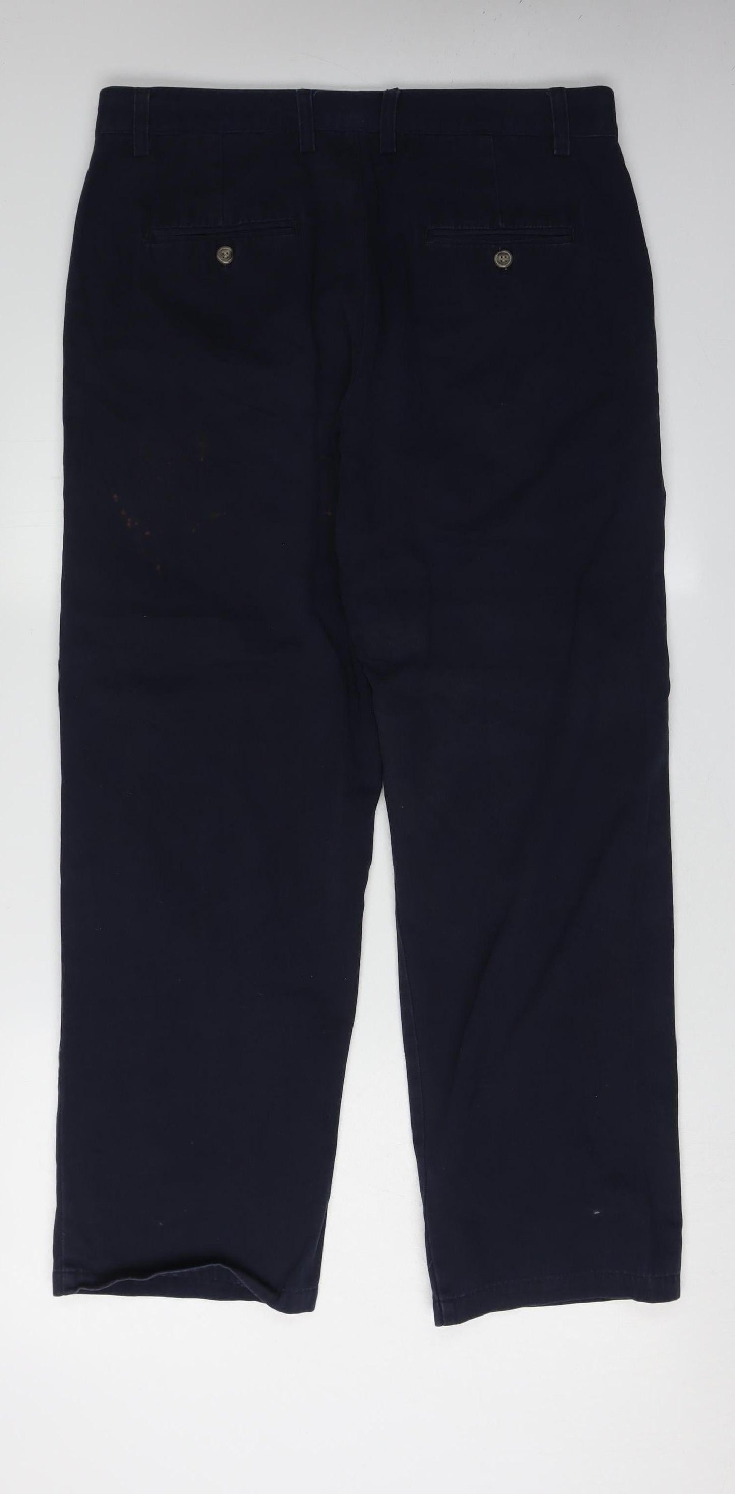 Steve & Barry's Men's Black Chino Trousers, Size 35, Cotton