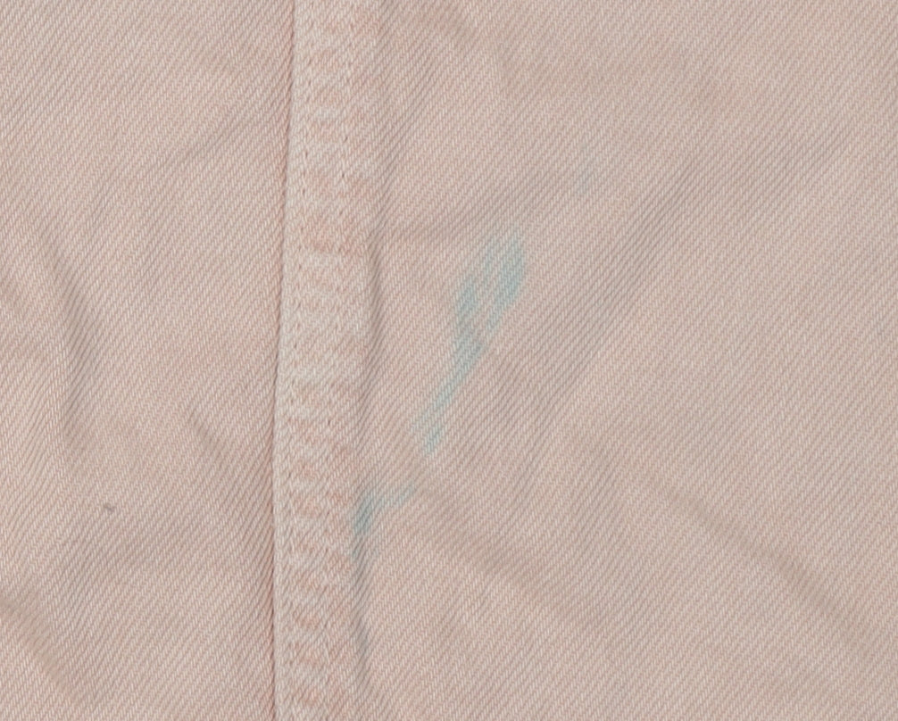 Zara Women's Pink Paperbag Jeans Size S