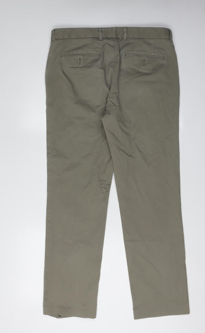 Mens UK Size L Charles Tyrwhitt Slim Fit Chino Beige Trousers