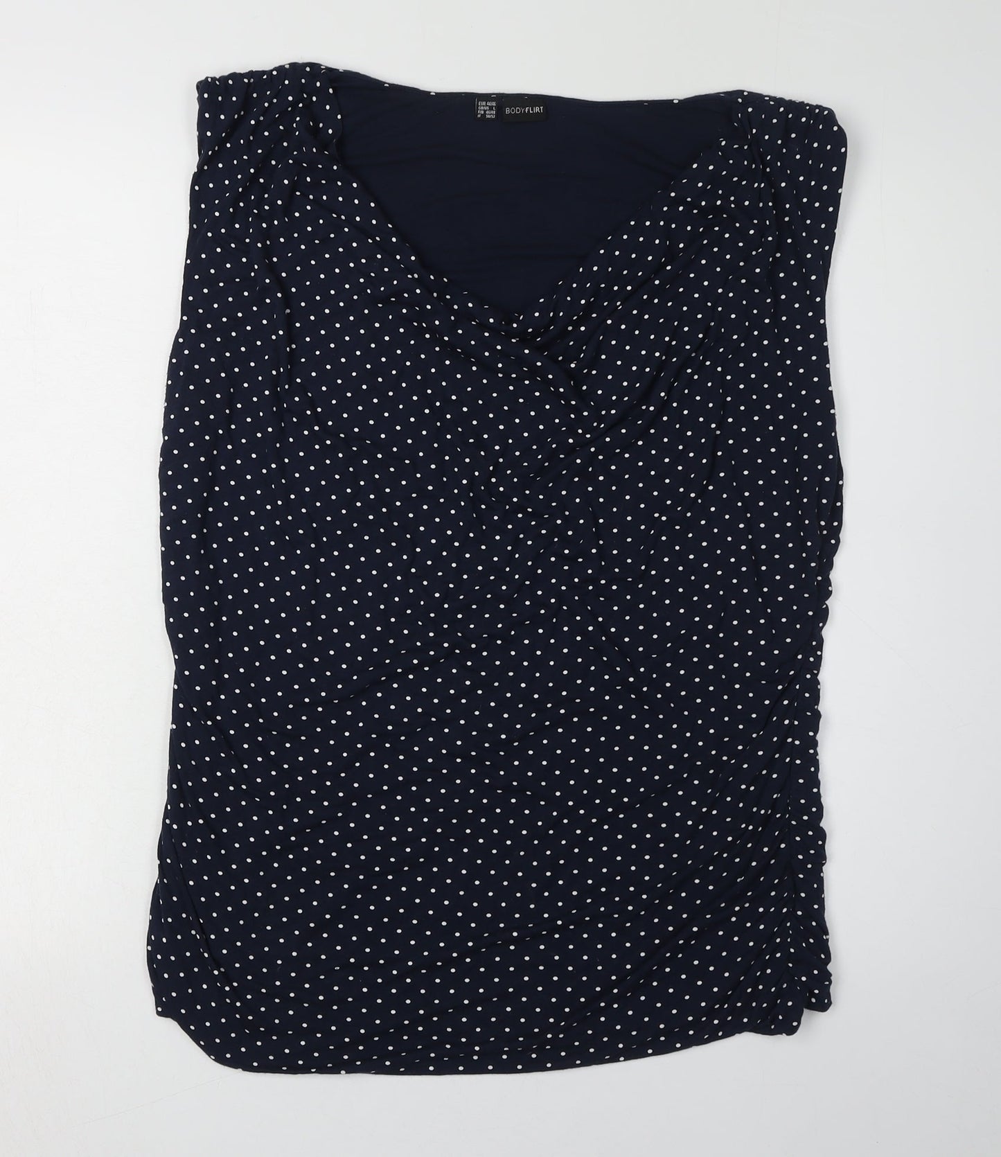Womens UK Size L Bodyflirt Black Basic Blouse