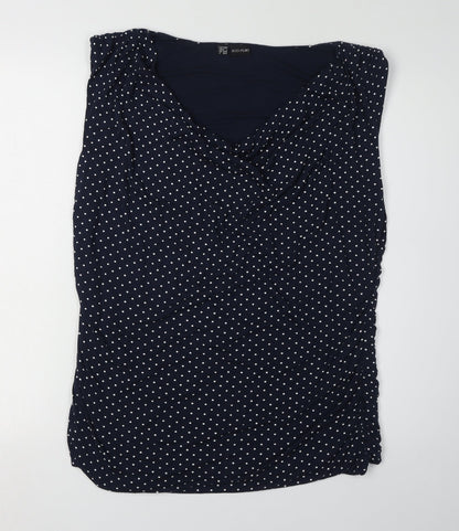Womens UK Size L Bodyflirt Black Basic Blouse