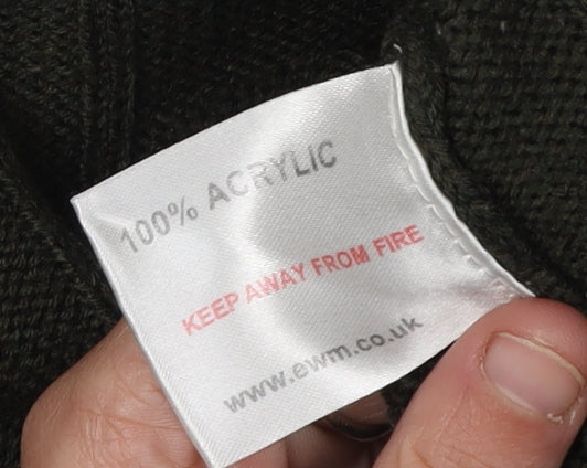 P.G. Field Men's Green V-Neck Pullover Jumper XL