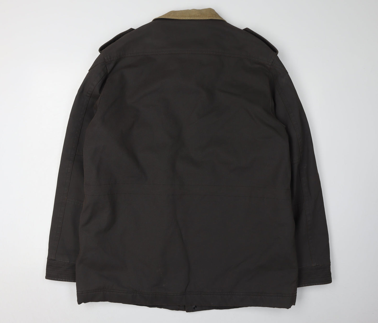 Mens UK Size L Debenhams Black Military Jacket