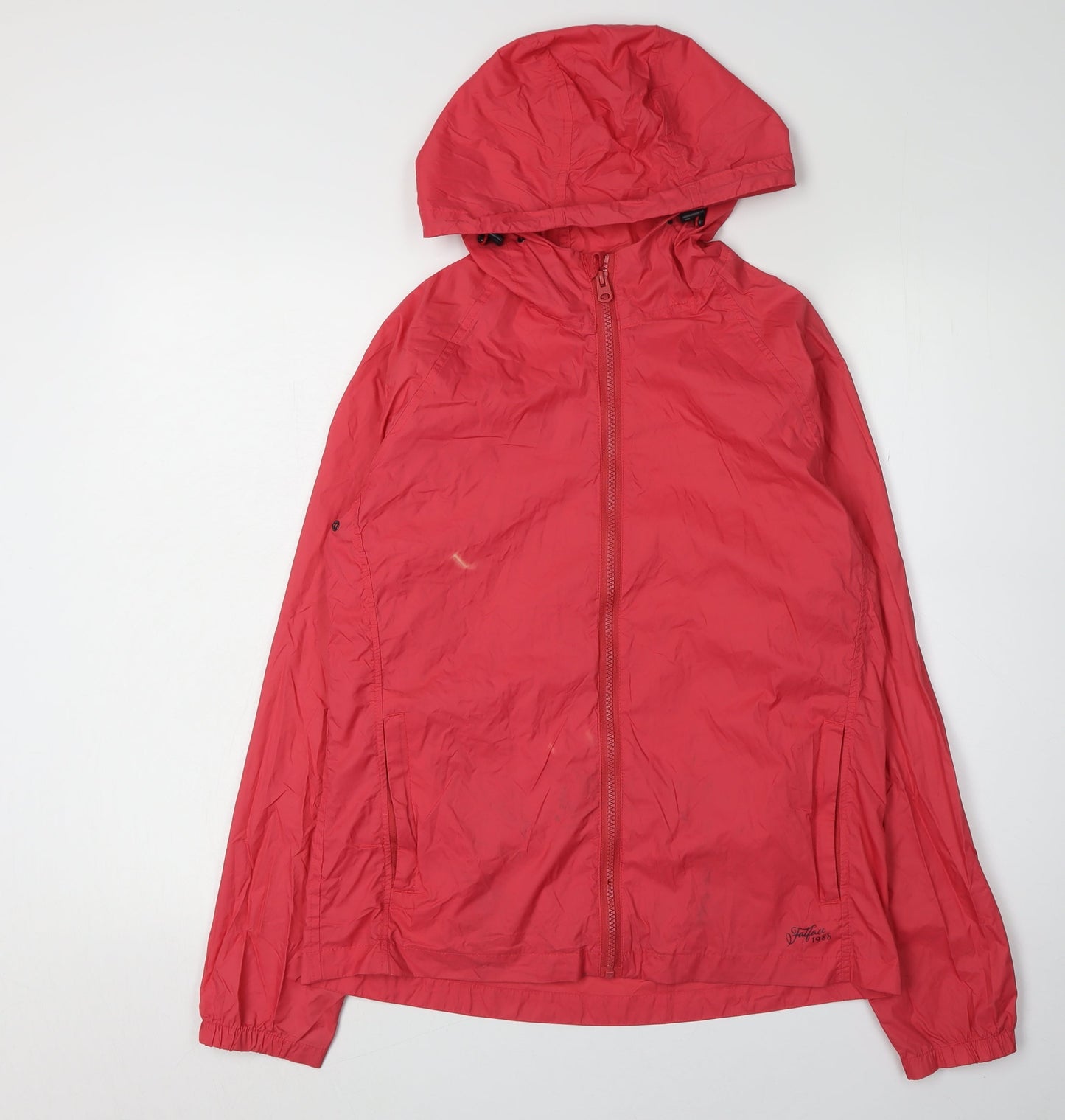 Fatface Women's Red Basic Hooded Jacket Size 10