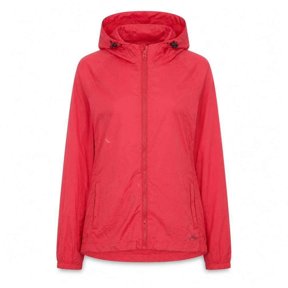 Womens UK Size 10 Fatface Red Basic Jacket
