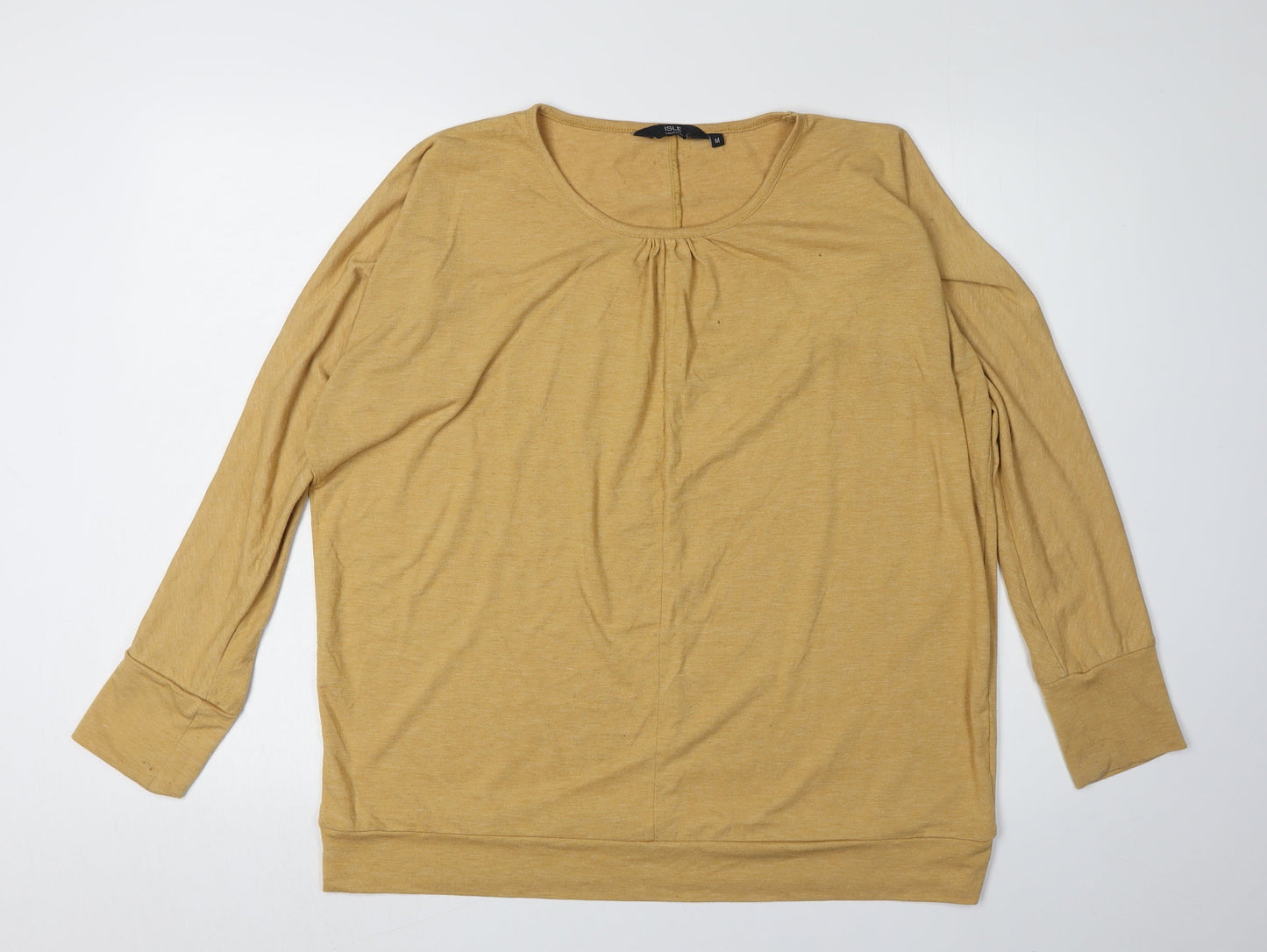 Womens UK Size M Isle Collection Yellow  T-Shirt