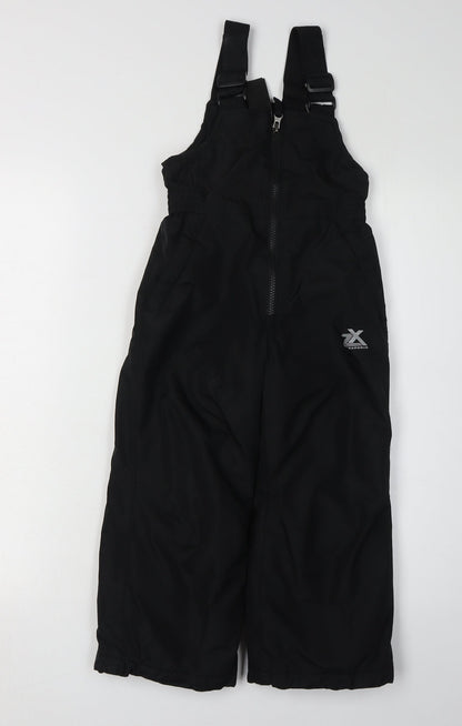 ZEROXPOSUR Boys XS Black Snow Pants for Skiing