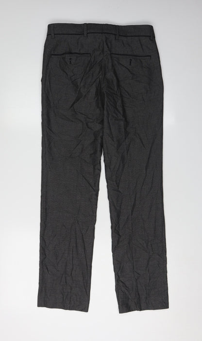 River Island Men's Black Slim Trousers Size 28