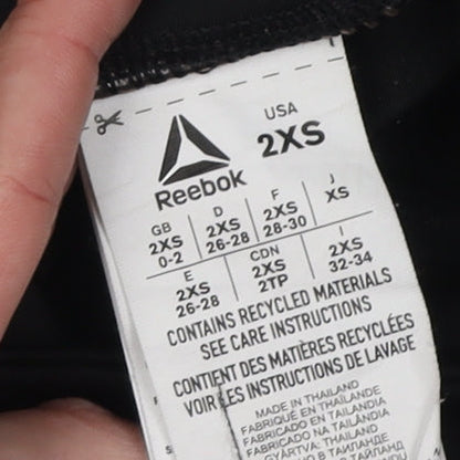 Reebok Women's Black XS Leggings Athleisure Yoga