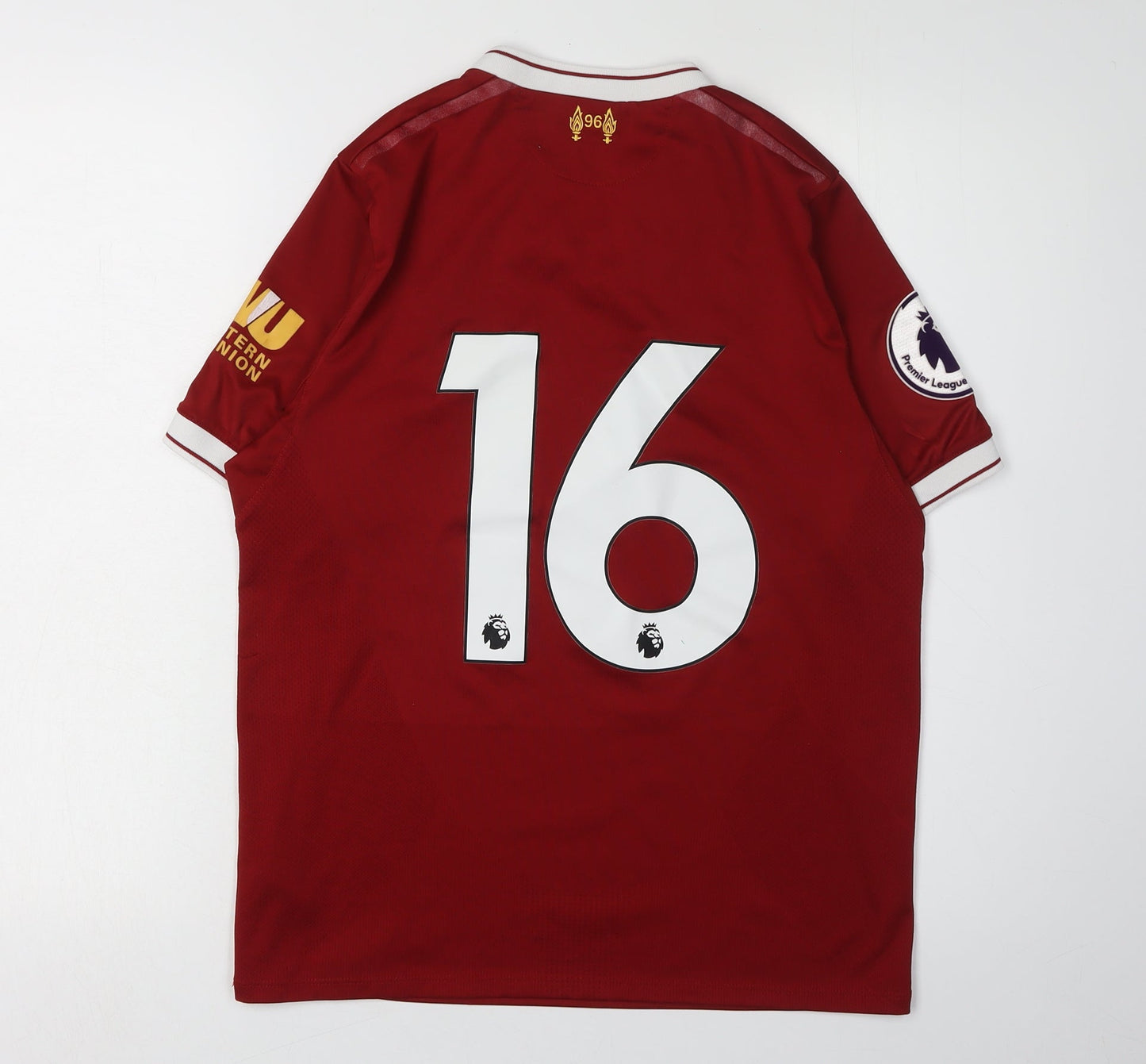 New Balance Boys Red Short Sleeve Sports Jersey Size 12