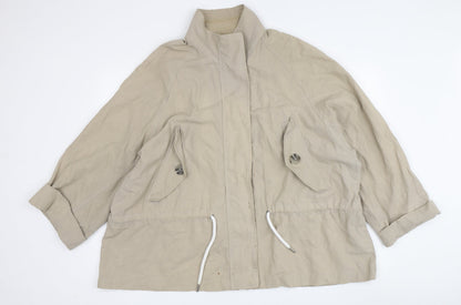 Lindex Women's Beige Relaxed Basic Jacket XS/S