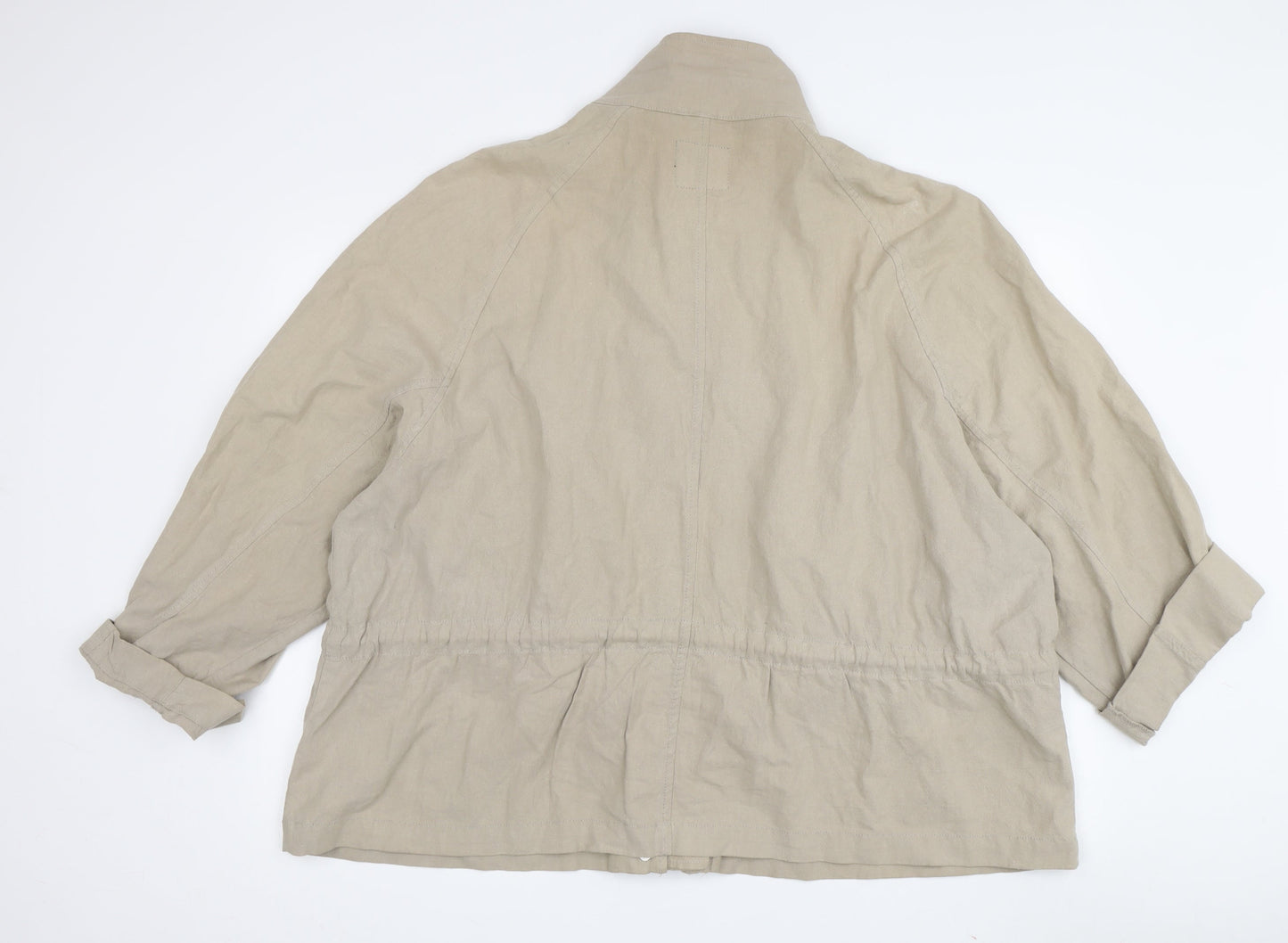 Lindex Women's Beige Relaxed Basic Jacket XS/S