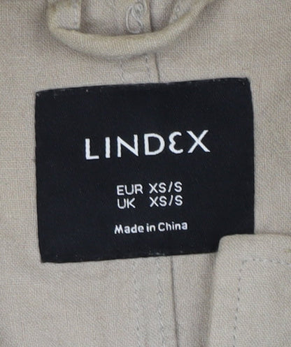 Lindex Women's Beige Relaxed Basic Jacket XS/S