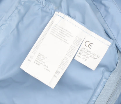 Womens UK Size 10 Regatta Blue Rain Coat