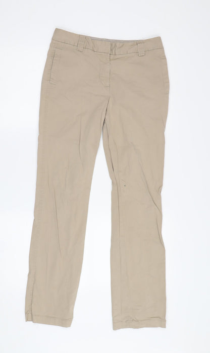 Laura Ashley Women's Beige Chino Trousers Size 8