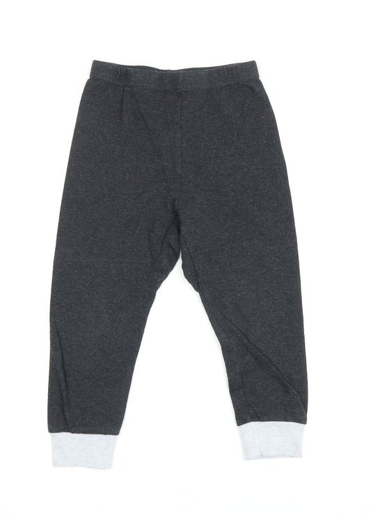 Marvel Boys Black Pyjama Pants Size 5 Superhero Sleepwear