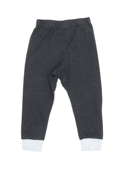 Marvel Boys Black Pyjama Pants Size 5 Superhero Sleepwear