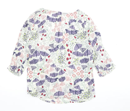 Womens UK Size M Joules Multicoloured Basic Blouse