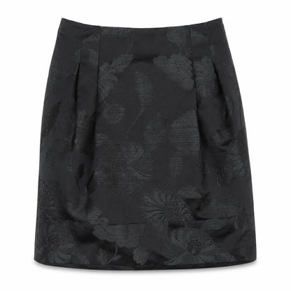 Womens UK Size 8 Karen Millen Straight & Pencil Jacquard Skirt