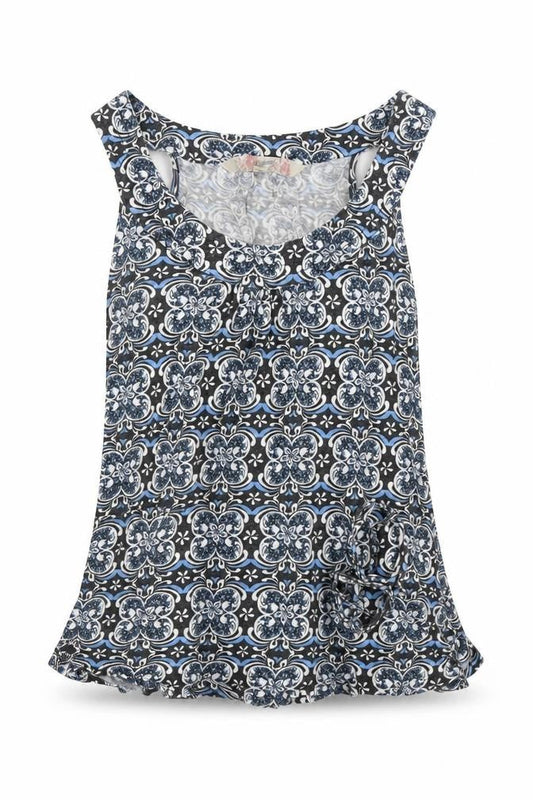 Womens UK Size 10 Mantaray Multicoloured Basic Tank