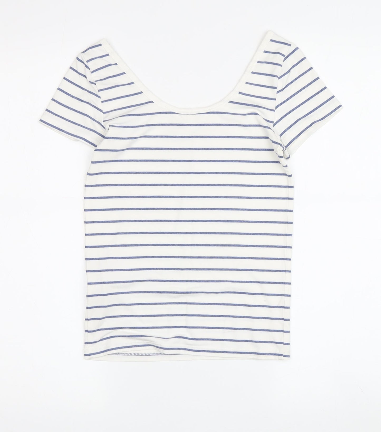 Womens UK Size XS Ralph Lauren White Jersey T-Shirt