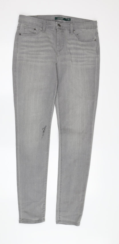 Lauren Ralph Lauren Women's Grey Skinny Jeans Size 10