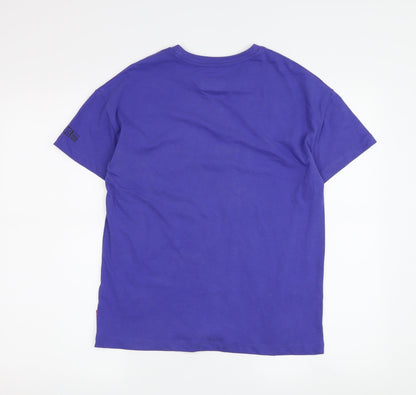 Marks & Spencer Marvel Girls Purple Graphic T-Shirt 11-12 Years