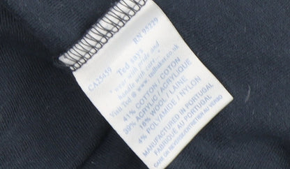 Ted Baker Men's Black V-Neck Pullover Sweatshirt L