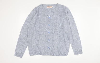 Womens UK Size L Honor Millburn at EWM Blue Pullover Jumper