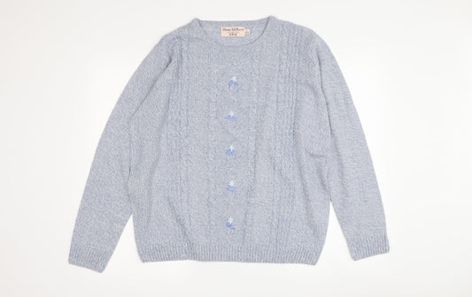 Honor Millburn Women's Blue Pullover Jumper Size L