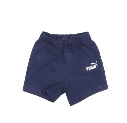 Puma Blue Baby Shorts, Unisex, 12-18m, Cotton, Play