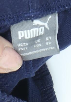 Puma Blue Baby Shorts, Unisex, 12-18m, Cotton, Play
