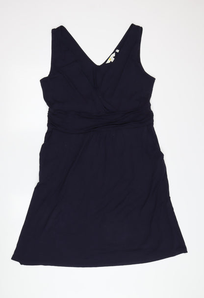 Boden Women's Black Sleeveless Viscose Dress
