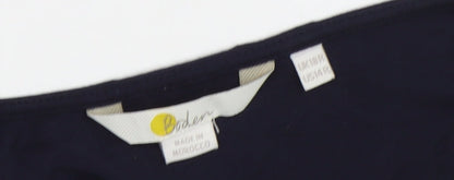 Boden Women's Black Sleeveless Viscose Dress