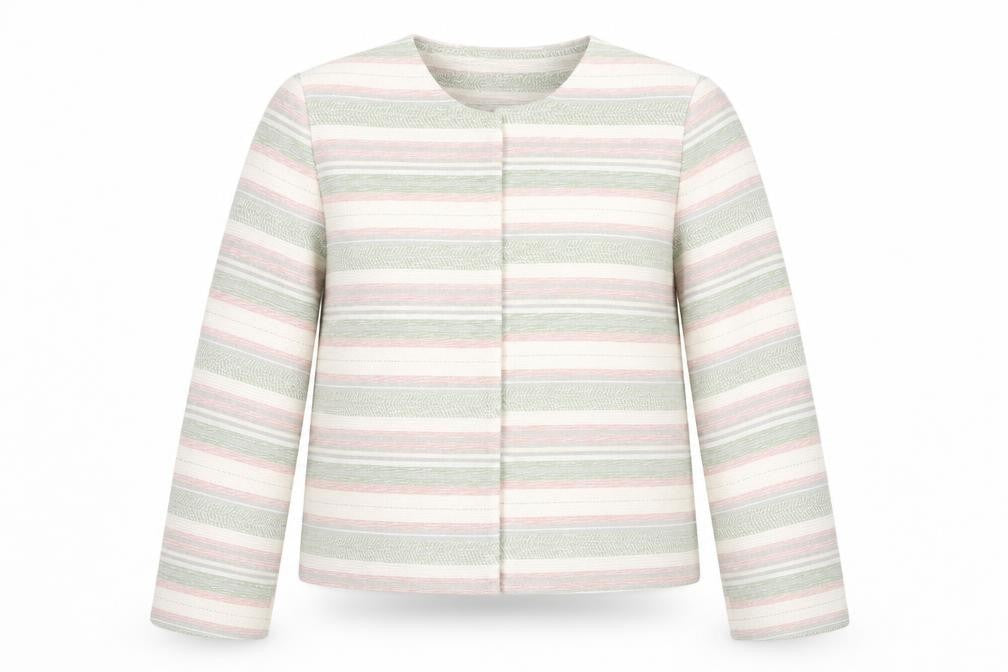 Womens UK Size 16 Eastex Multicoloured Basic Jacket