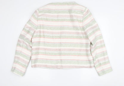 Womens UK Size 16 Eastex Multicoloured Basic Jacket