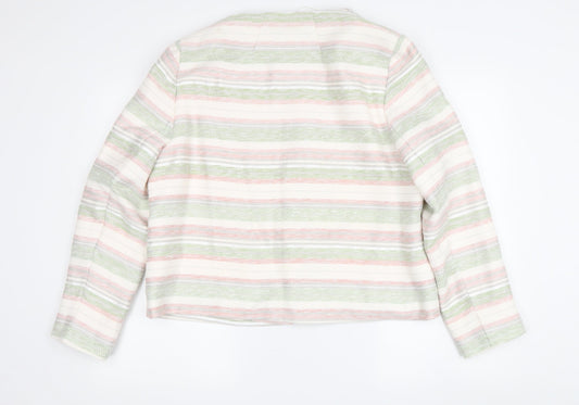 Womens UK Size 16 Eastex Multicoloured Basic Jacket