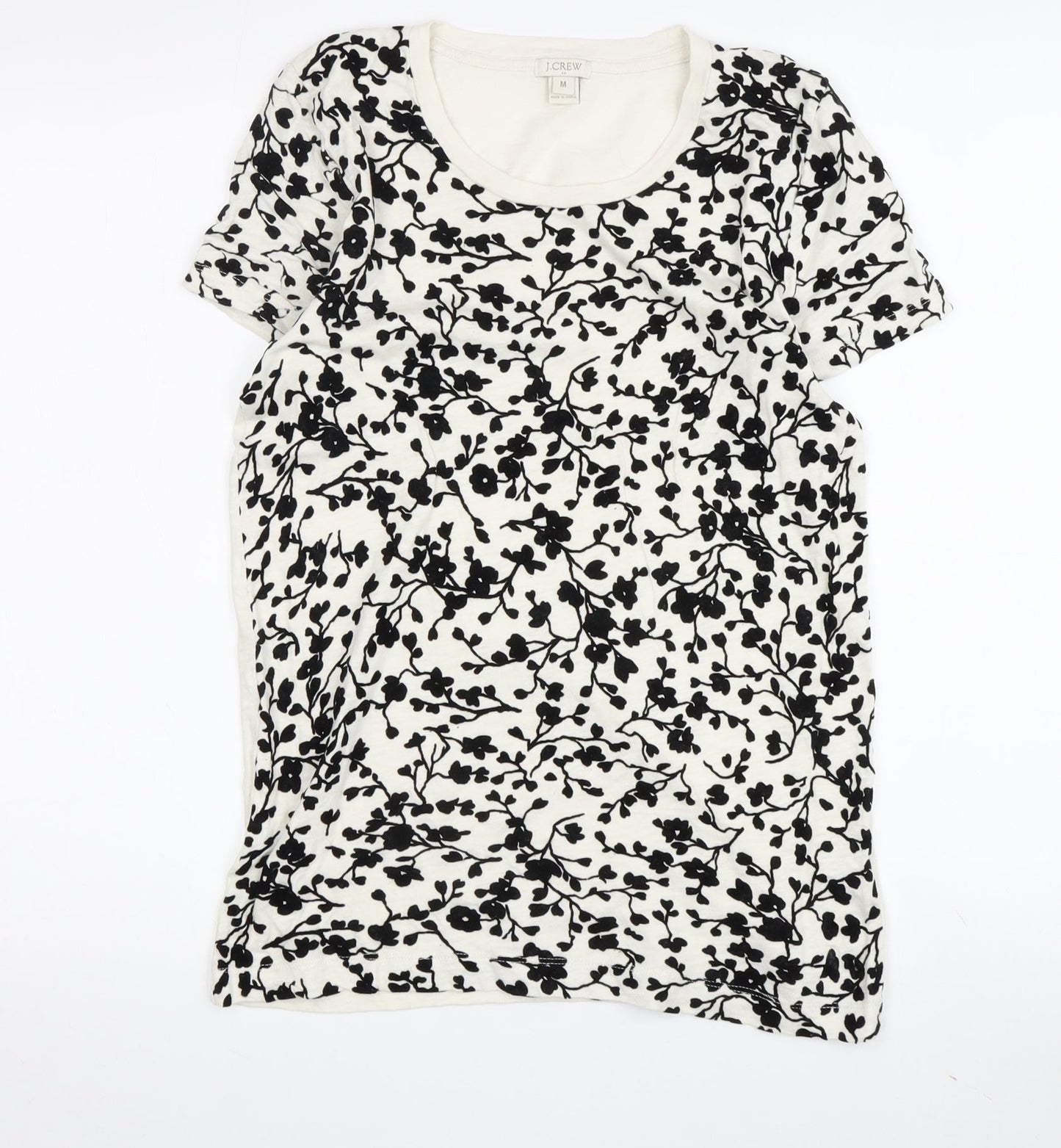 Womens UK Size M J.CREW Multicoloured Basic T-Shirt