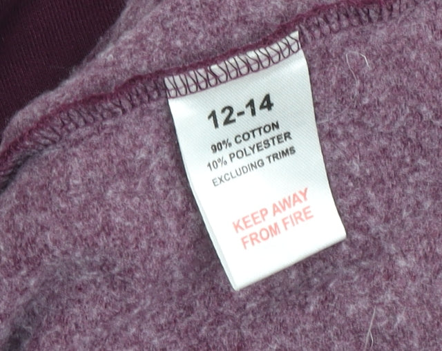 Harry Potter Unisex Kids Purple Hogwarts Sweatshirt 13-14 Years