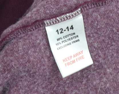 Harry Potter Unisex Kids Purple Hogwarts Sweatshirt 13-14 Years