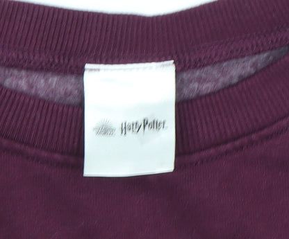 Harry Potter Unisex Kids Purple Hogwarts Sweatshirt 13-14 Years