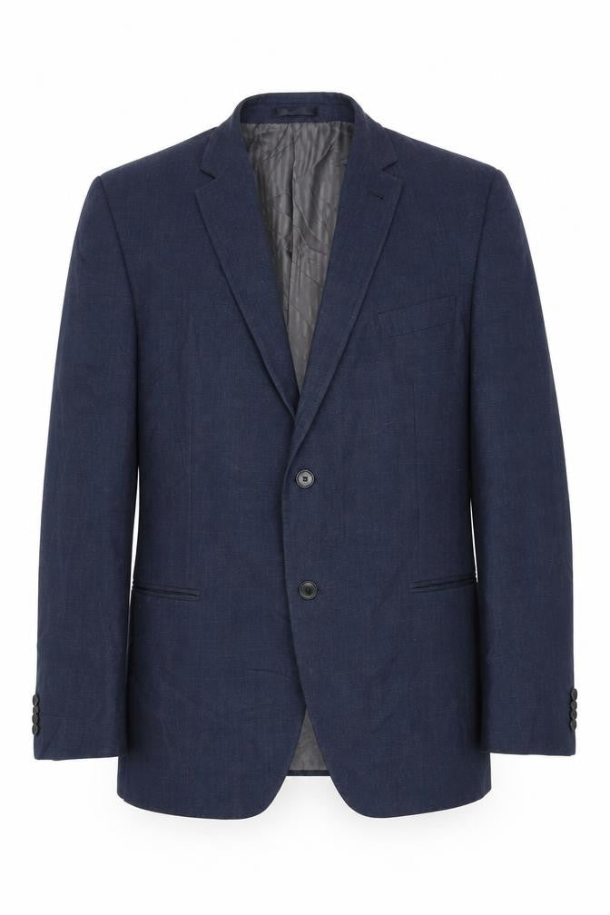 Mens UK Size 48 Jeff Banks Regular Blue Suit Jacket