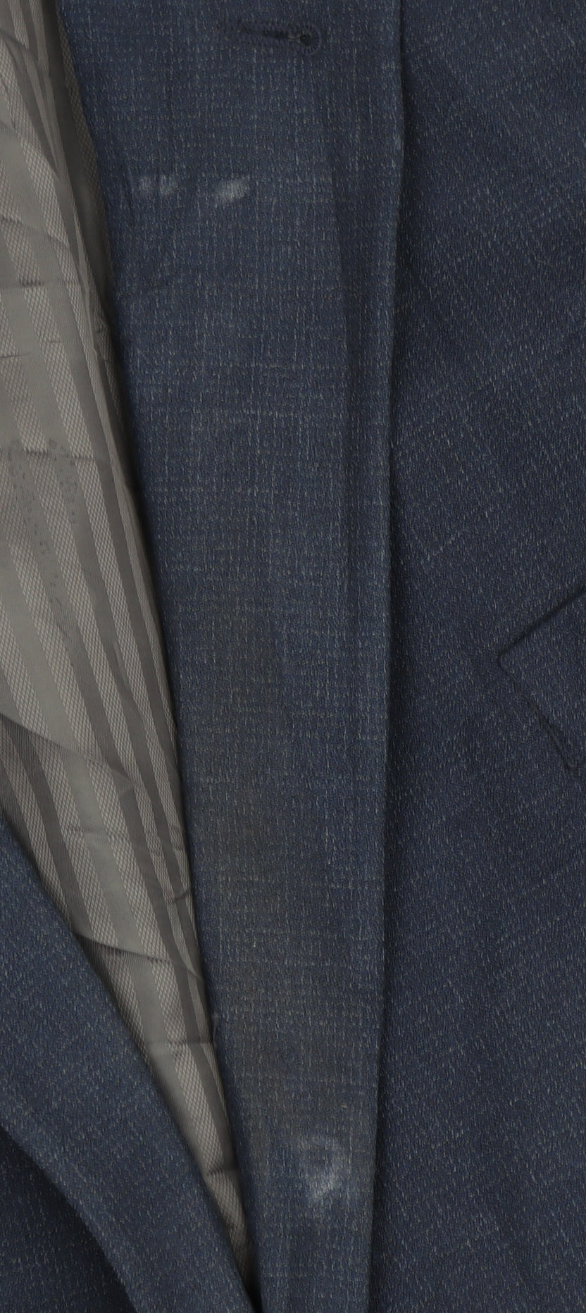 Mens UK Size 48 Jeff Banks Regular Blue Suit Jacket