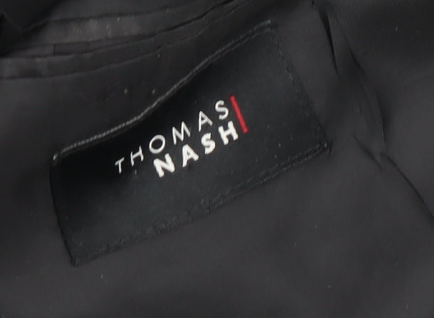 Mens UK Size 42 Thomas Nash  Black Suit Jacket