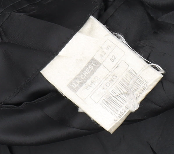 Mens UK Size 42 Thomas Nash  Black Suit Jacket