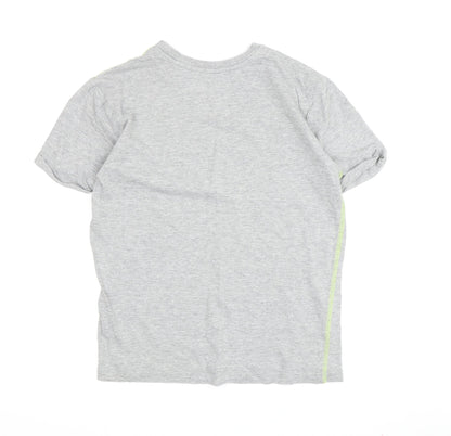 Penguin Grey Boys T-Shirt 12-13 Years, Graphic Print, Lightweight